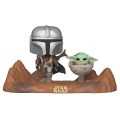 Фигурка Funko POP! TV Moments: Bobble: Star Wars: Mandalorian: Mandalorian & Child 49930