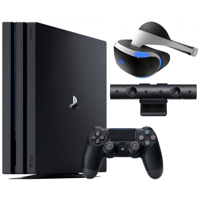 Игровая приставка Sony PlayStation 4 Pro 1 ТБ + Playstation VR + Camera