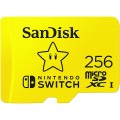 Карта памяти SanDisk microSDXC 256Gb (Super Mario) для Nintendo Switch (SDSQXAO-256G-GNCZN)