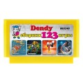 Игровой картридж для Dendy Сборник 123 в 1