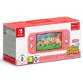Игровая приставка Nintendo Switch Lite (кораллово-розовый) + код загрузки Animal Crossing + NSO (3 месяца)