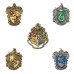 Значок Гарри Поттер Гербы - набор из 5 шт