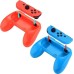 Держатель для Joy-Con Controller Grip Dobe (TNS-851) Голубой / Красный (Nintendo Switch)