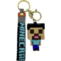 Брелок для ключей Minecraft Стив, 6 см синий