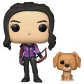 Фигурка Funko POP! TV: Bobble: Marvel: Hawkeye: Kate Bishop w/Lucky the Pizza Dog 59481