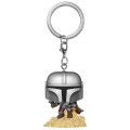 Брелок Funko Pocket POP! Keychain: Mandalorian: Mandalorian w/Blaster 53046