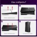 Съёмные боковые панели для Sony PlayStation 5 Slim с дисководом (Black ver. 1.0) (PS5)