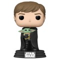Фигурка Funko POP! Bobble: Star Wars: Mandalorian: Luke Skywalker with Grogu 58290