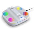 Зарядная станция Dobe RGB Charging Dock для двух Dualsense / Edge (TP5-35115), White