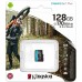 Карта памяти Kingston Canvas Go! Plus microSDXC 128 ГБ Class 10, V30, A2, UHS-I U3, R/W 170/90 МБ/с